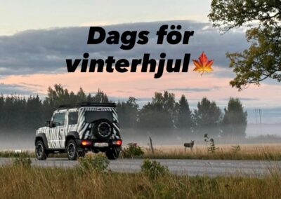 Dags för vinterhjul!