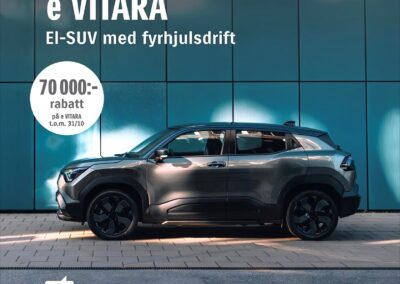 70.000:- i rabatt på eVitara!